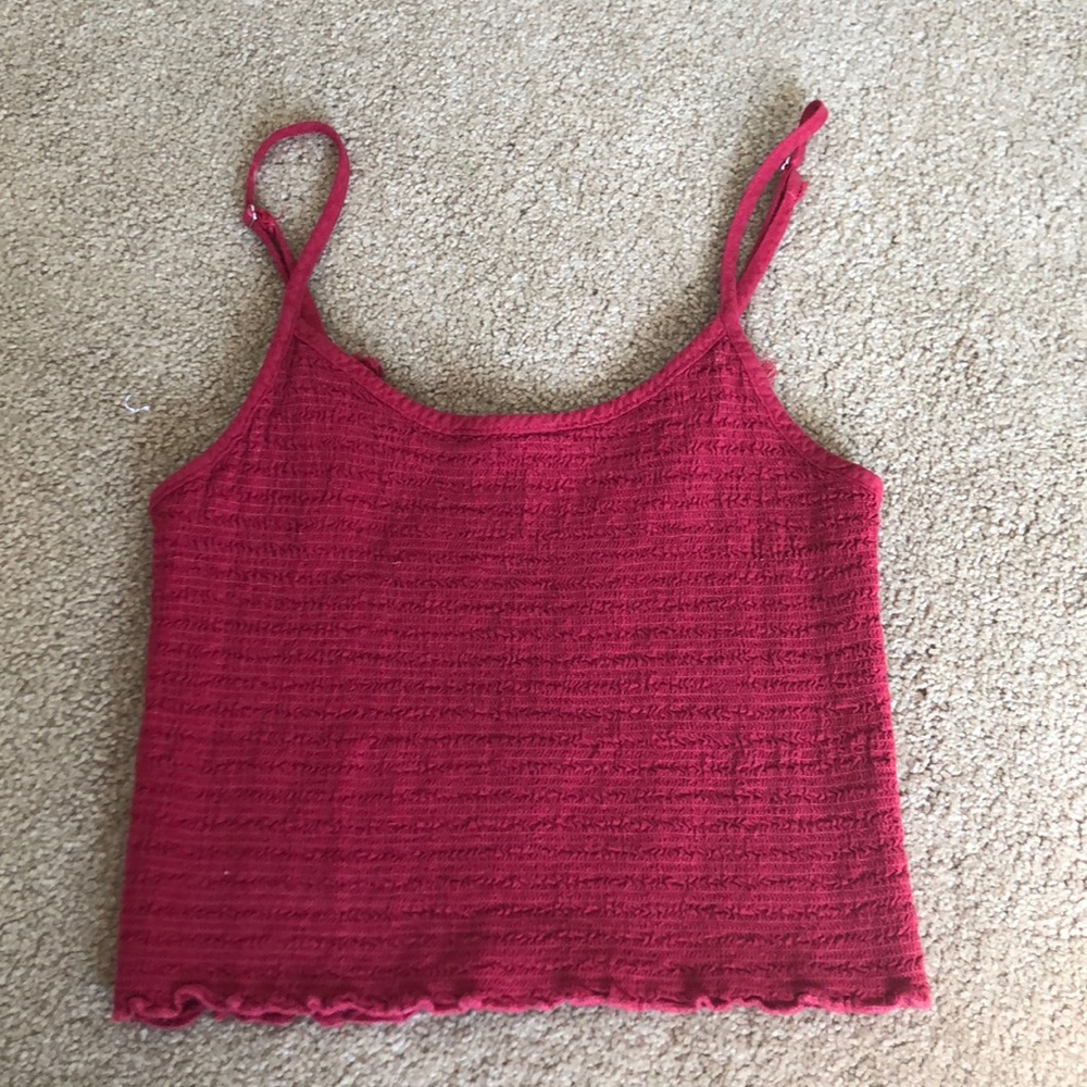 Red Brandy Melville tank top